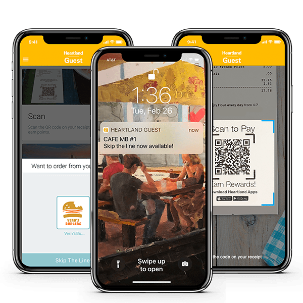 Mobile app customer facing ordering