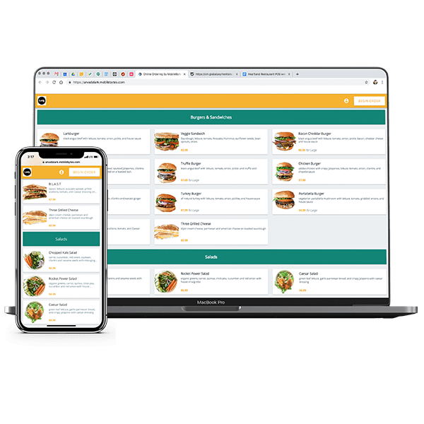Fully Integrated Online Ordering