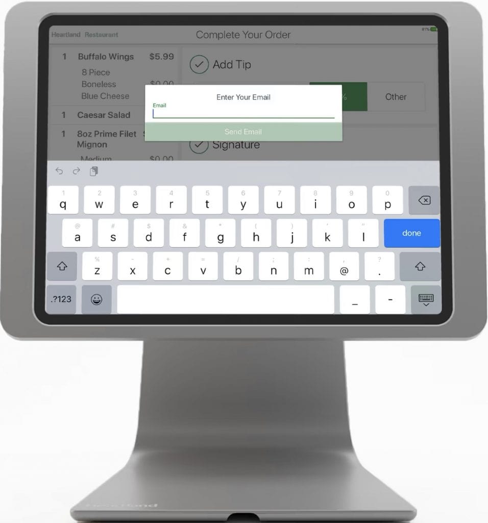 Email Receipts